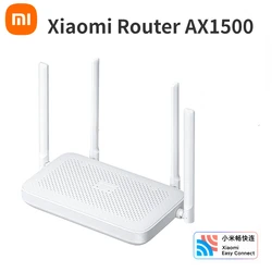 Xiaomi Router AX1500 Router Wifi siatka System WiFi 6 2.4G i 5G Dual Band Gigabit Ethernet Port MiWifi współpracuje z aplikacją Mi Home