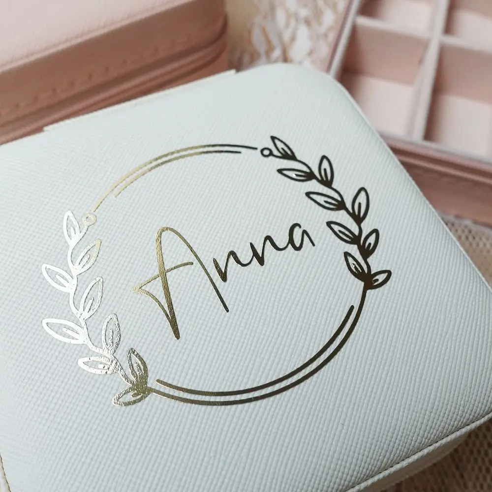 Personalized Jewelry Boxes Bridesmaid Travel Accessories Case Bridal Shower Thank You Gift Ideas Party Favors
