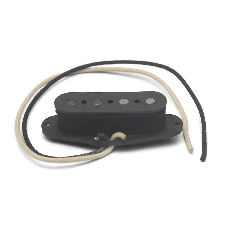 Alnico V 4-String Mandolin Pickup, 4.6K Output Paper Bobbin Alnico 5 Magnet Mandolin Pickup Replacement