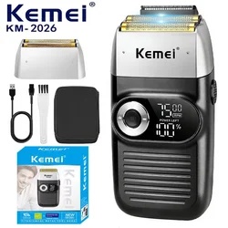 Kemei Original Electric Shaver Rechargeable Powerful Floating Razor Balds Head Shaving Machine for Men KM-2026 KM-2027