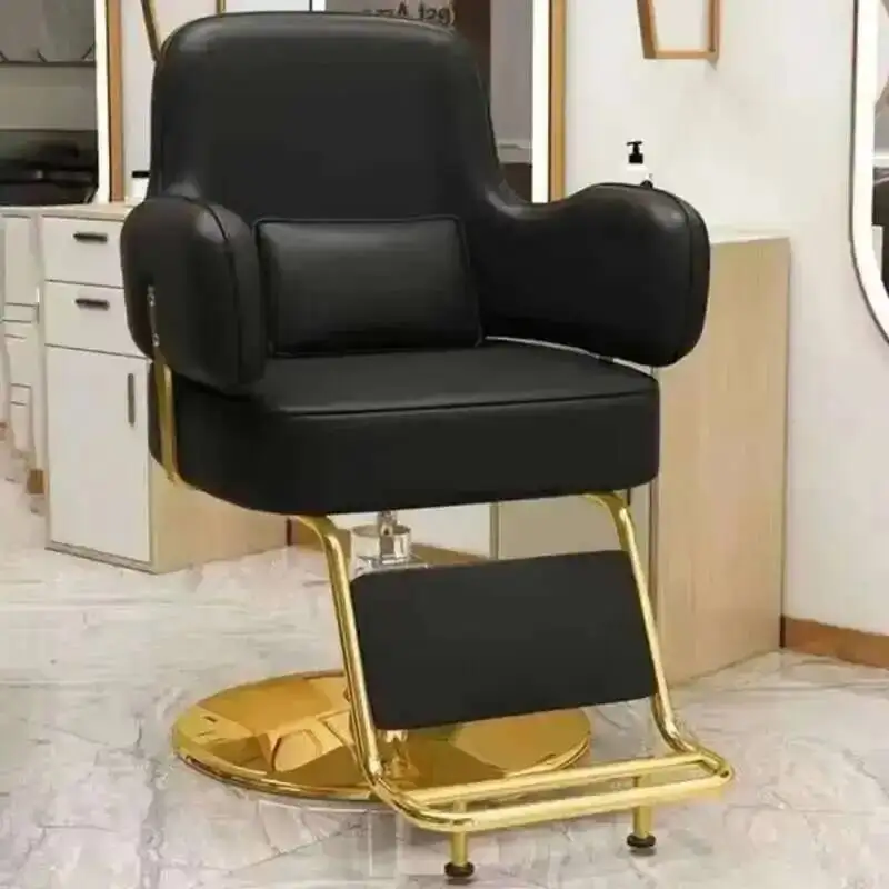 كرسي حلاق عصري فاخر، كرسي تصفيف الشعر الدوار العصري الفاخر، أثاث صالون Kapperstoel الأنيق والمريح