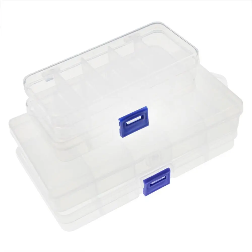 Adjust Compartments Fish Accessory Box Good Sealing Effect High-strength Fishing Tackle Boxes Durable Plastic