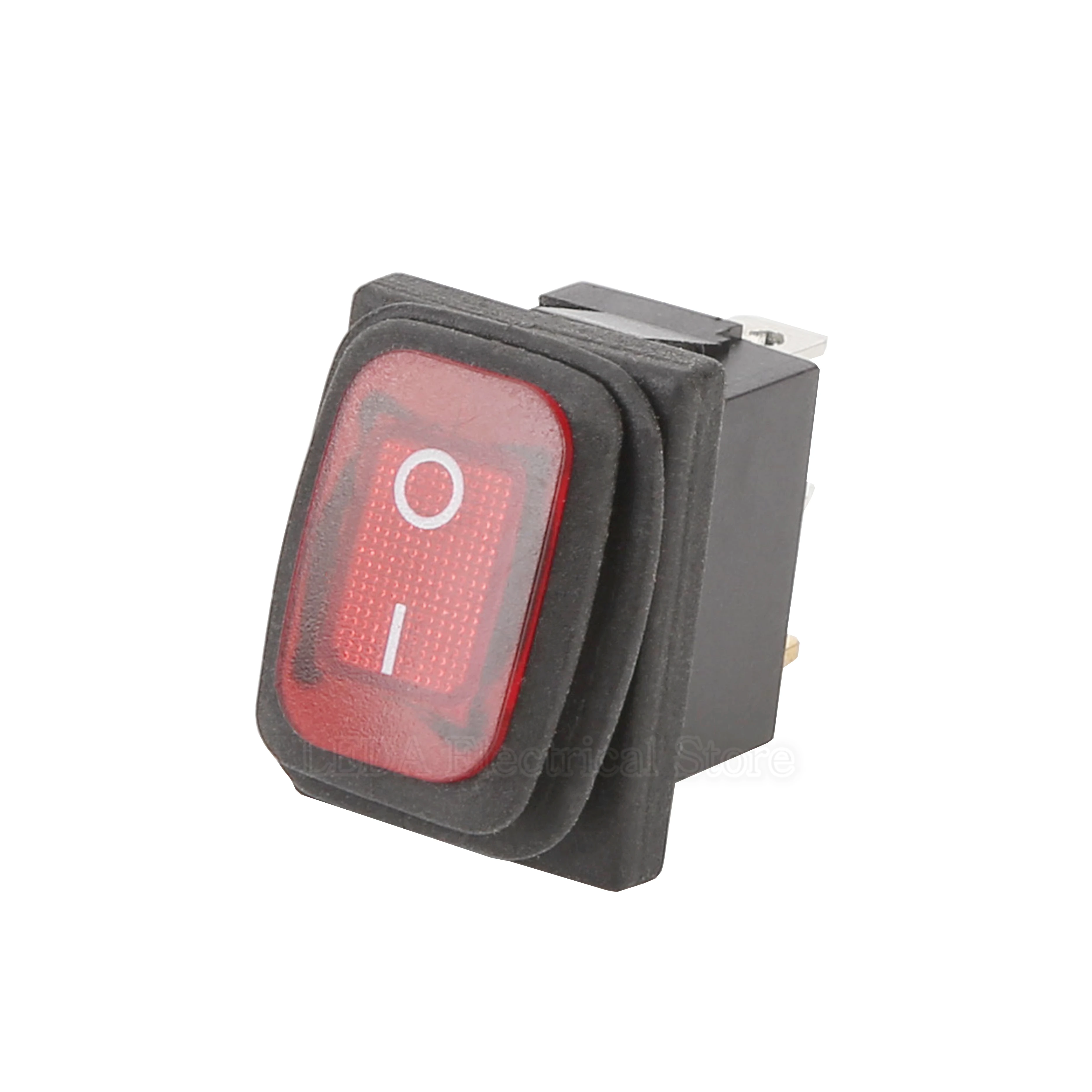 1Pcs KCD1 12V 220V LED Luz 10A 250V AC ON OFF 2/3 Posição 2/3 Pin Painel Do Carro Barco Marinha À Prova D' Água Rocker Switch