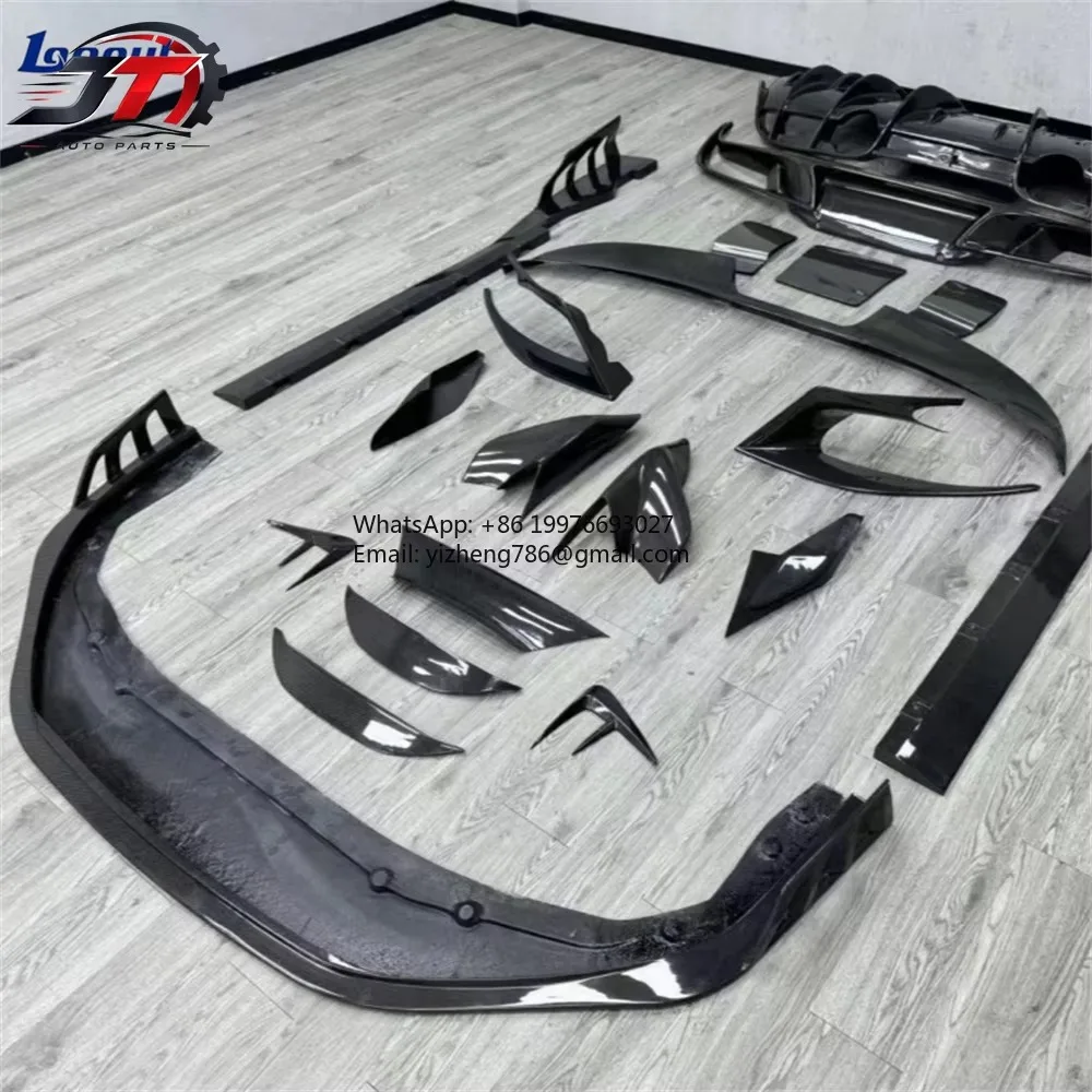 New Popular Lightweight Turbulence Kit for for ferrari F8 Modified K-style Carbon Fiber Small Surround Body Kit