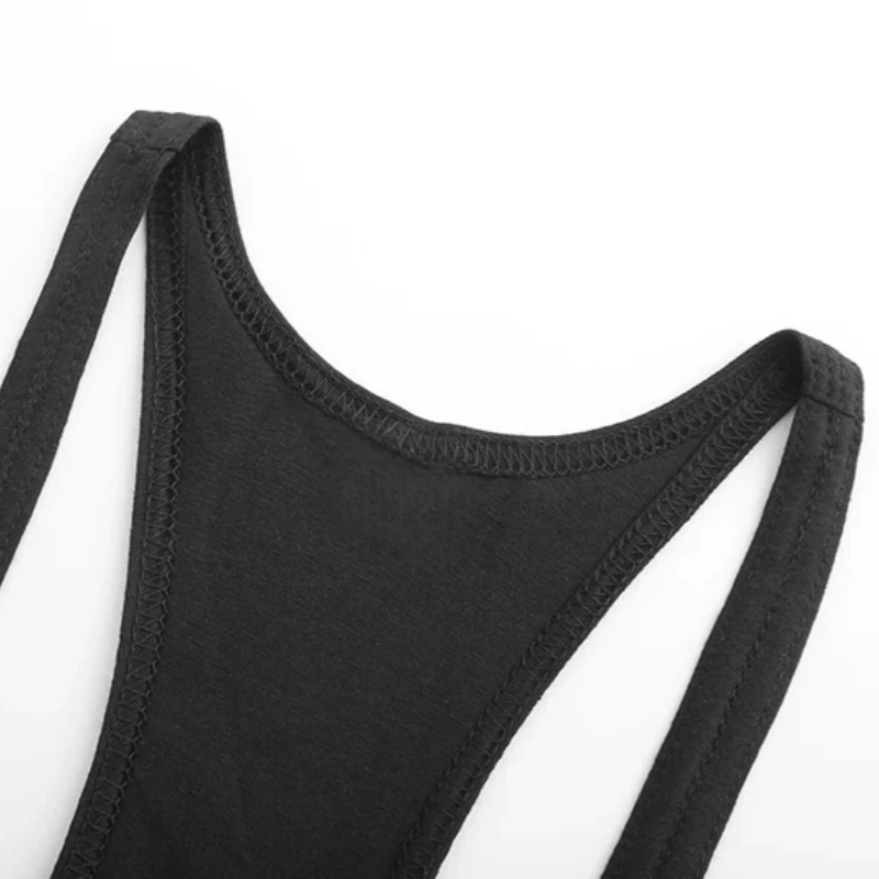 Men's Badass Bulldog Graphic Gym Stringer Vest - Quick-Drying Y Back Bodybuilding Fitness Running Vest, Sports Innerwear