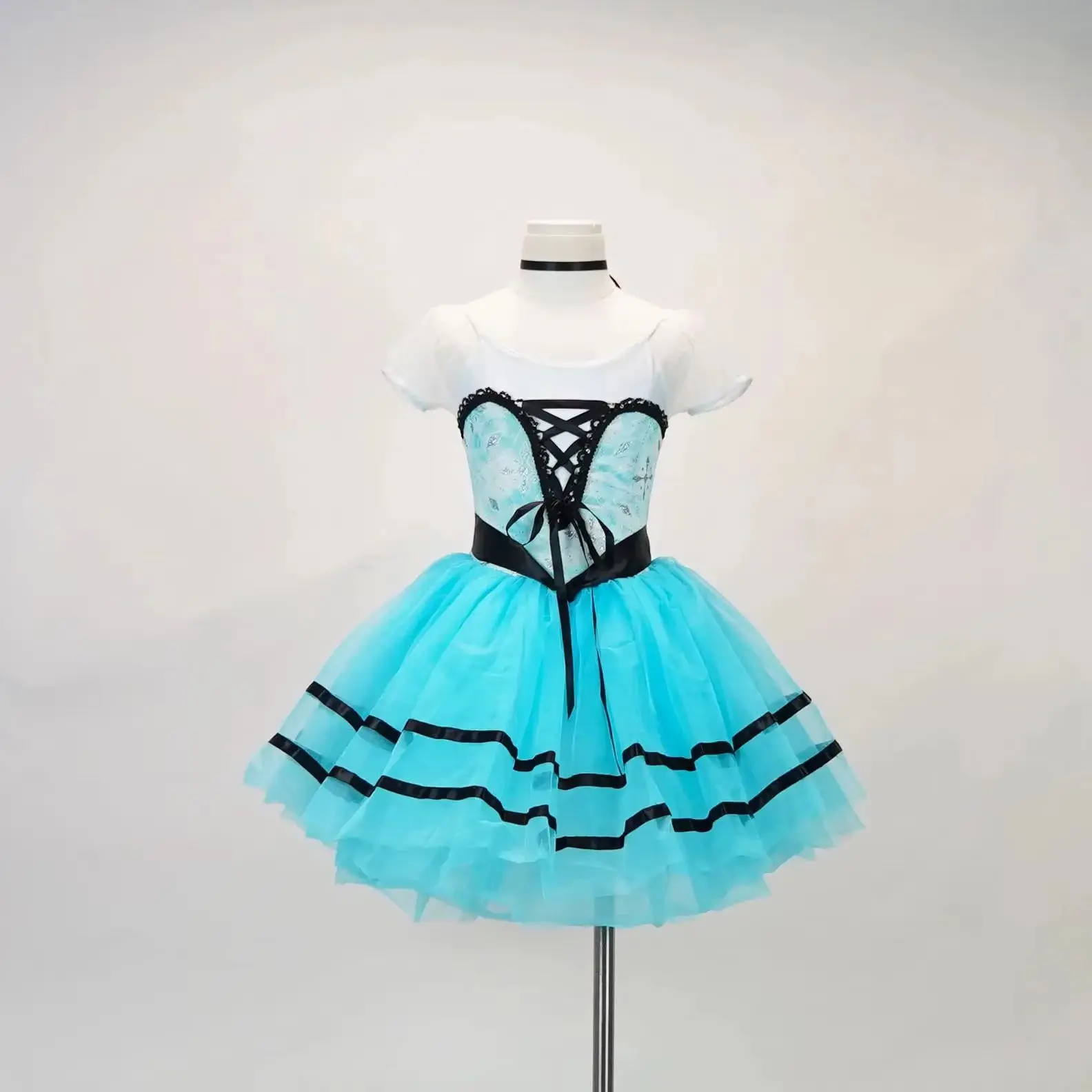 girl-or-women-blue-ballet-tutu-dance-costume-for-competitions-giselle-bell-shaped-long-tulle-puff-dress