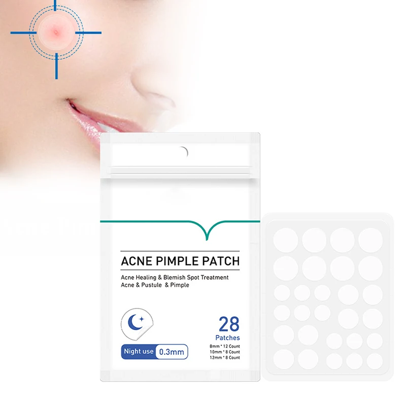 Patch per brufoli per l'acne Adesivi invisibili per la rimozione dell'acne Trattamento delle imperfezioni Acne Master Rimozione dei brufoli Uso notturno portatile domestico