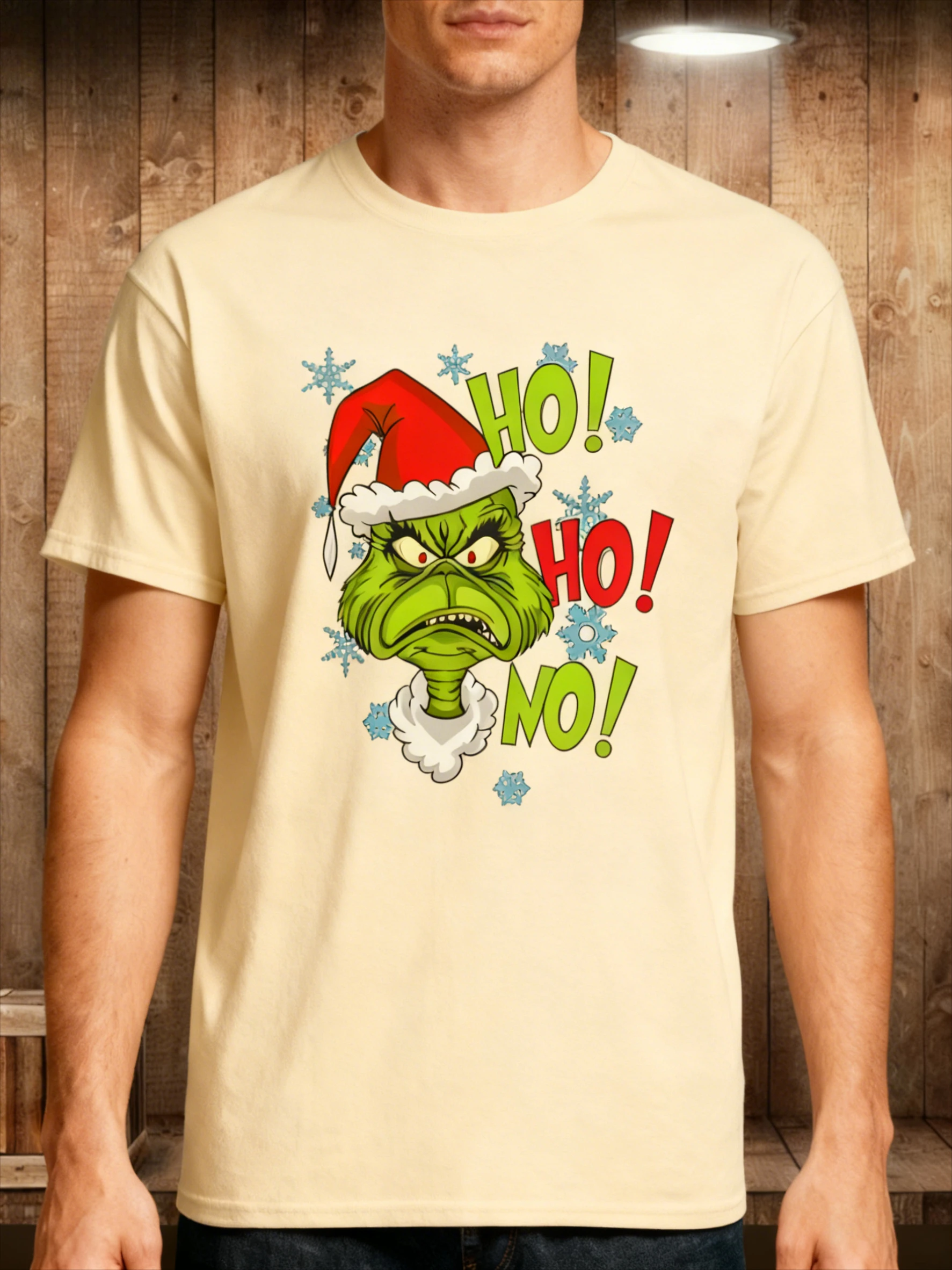 2026 عيد الميلاد غريب فيلم القطن الخالص تي شيرت للرجال والنساء عيد الميلاد مهرجان هدية تذكارية تي شيرتات عجيبة #3