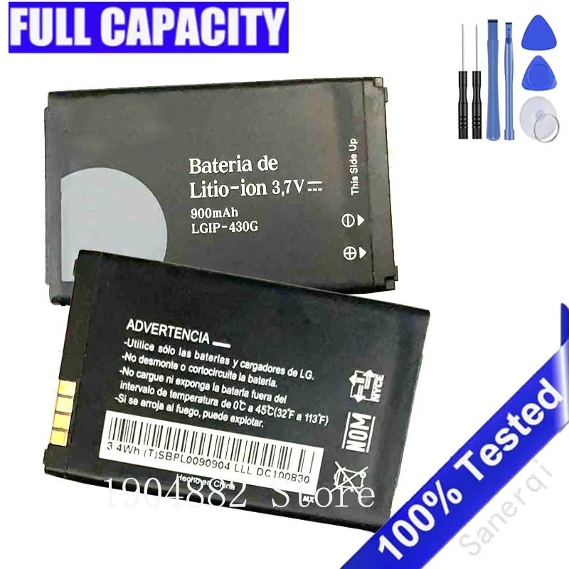 

Аккумулятор LGIP-430G емкостью 900 мАч для LG KF390 KF757 CU720 CF360 KS500, аккумулятор хорошего качества AKKU Batteria