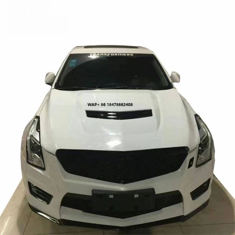 

Good Fitmen pp Material v Style Body Kit for Cadillac ATSL Front Bumper Fender Grille Side Skirts and Wing Spoiler