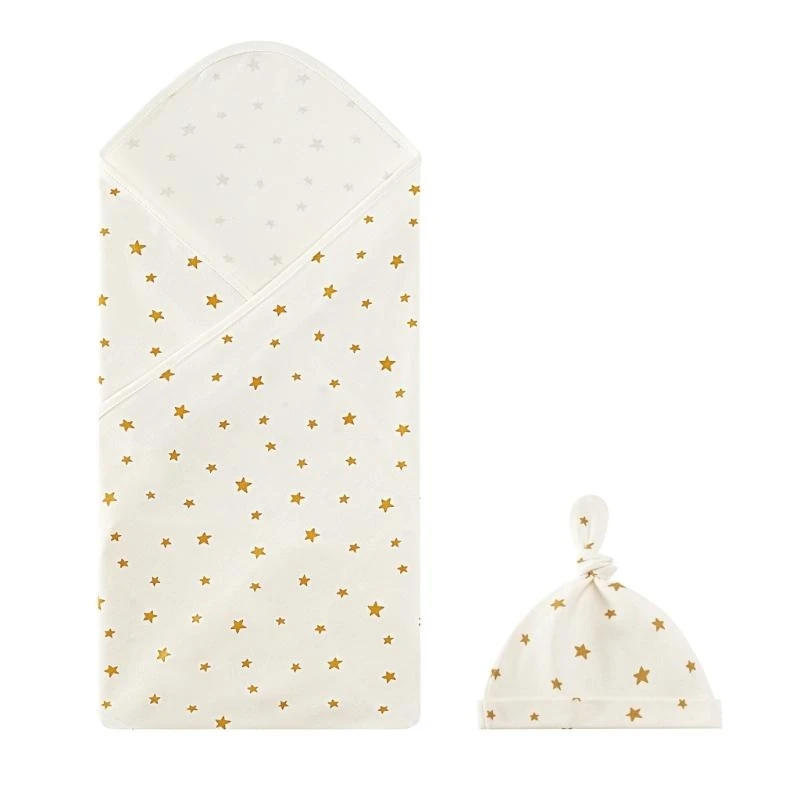 يلفت القماش مع غطاء للأطفال من القطن المولود حديثي الولادة بطانية 0-3 أشهر #5