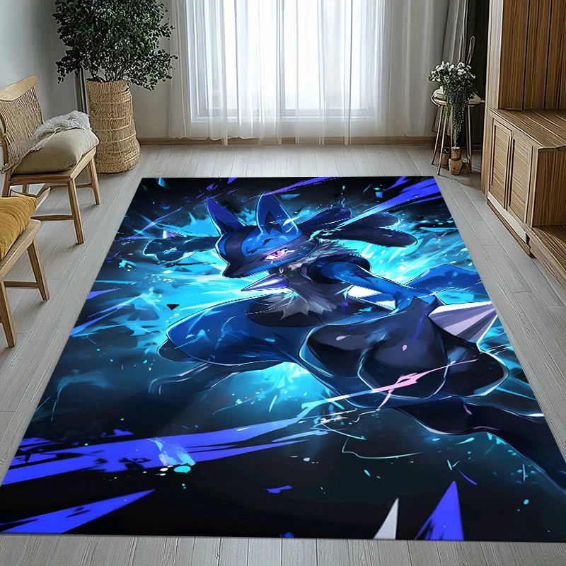 

Мягкий коврик с изображением Покемона Пикачу для гостиной, спальни, детской игровой комнаты, дивана, домашнего декора, подарок