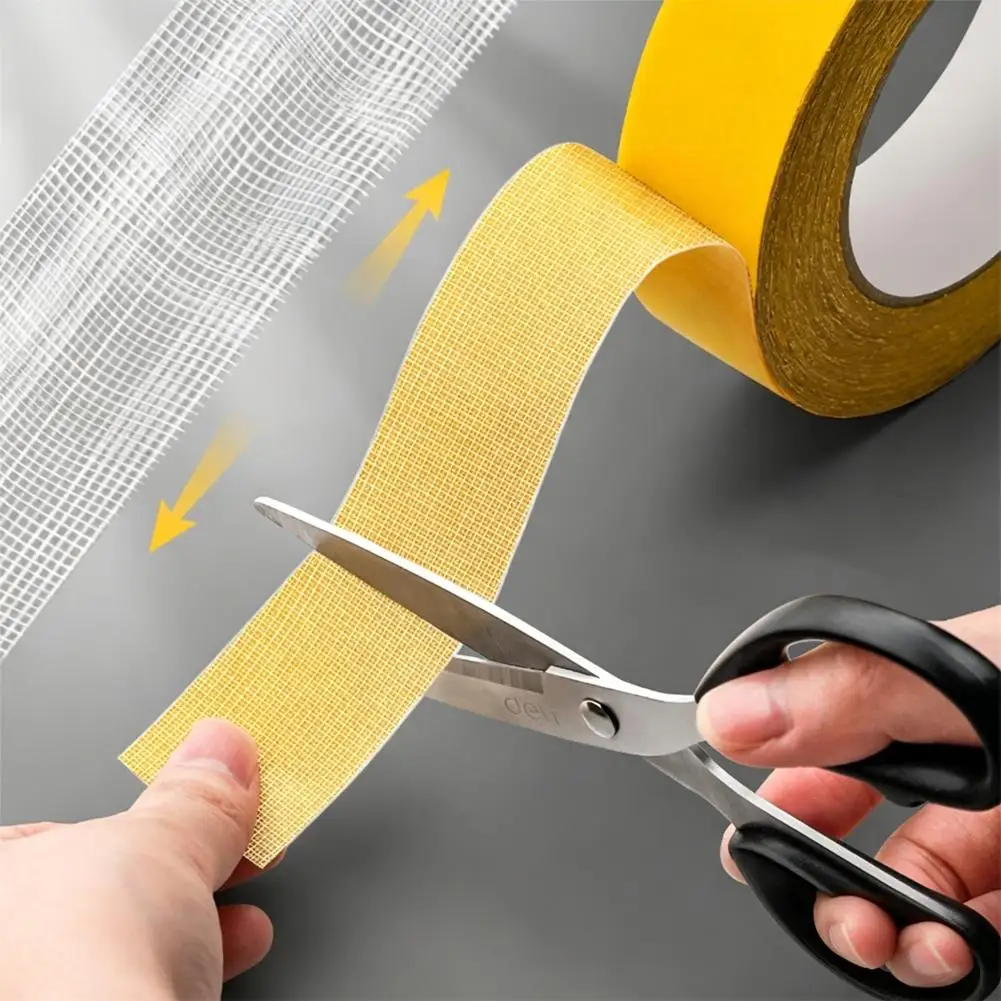 High-Density Woven Cloth Double-Sided Tape 10/20/30/50m Strong GripClean Removal for Rugs/Walls/Events