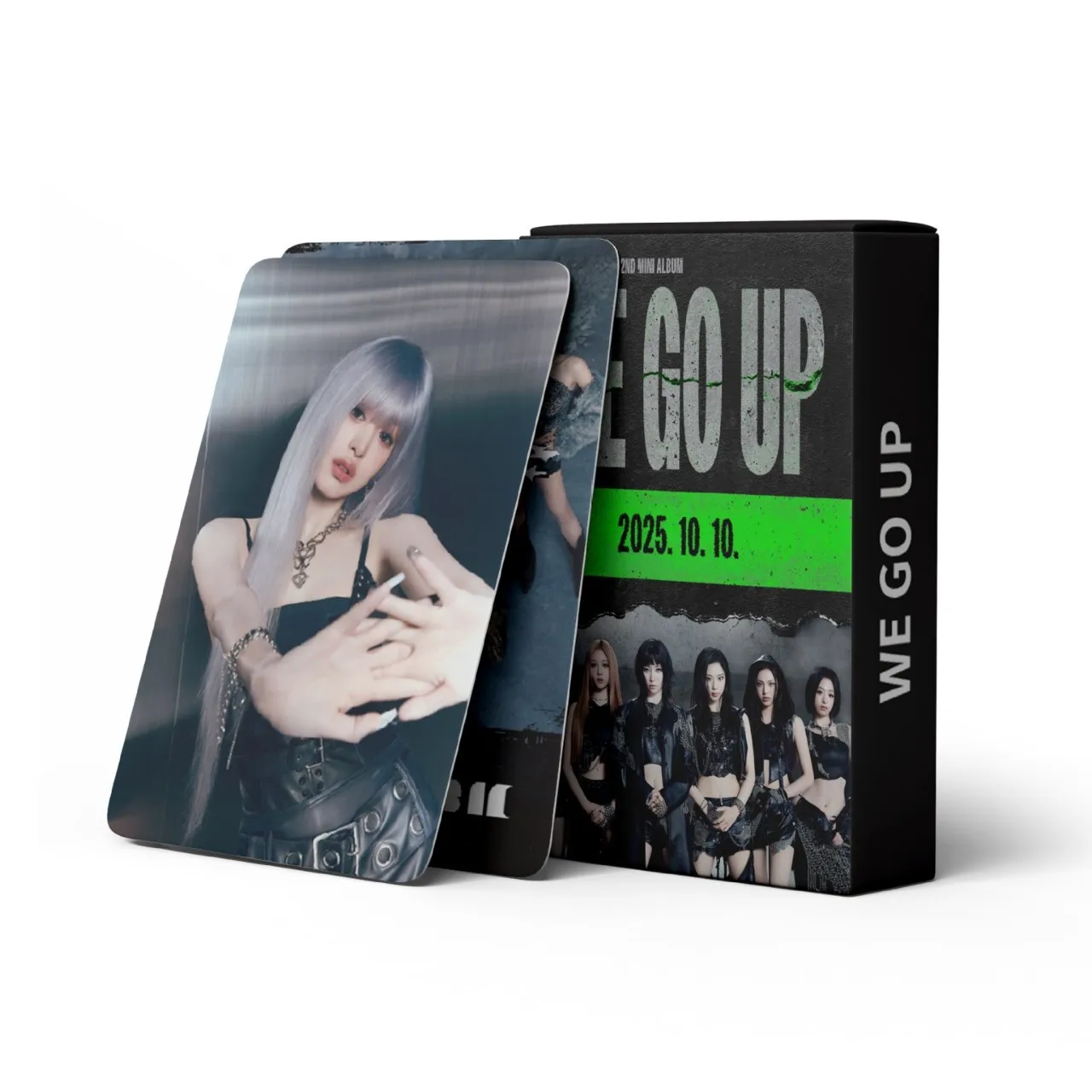 ألبوم KPOP BABYMONSTER WE GO UP مكون من 55 قطعة/المجموعة/مجموعة بطاقة صور عالية الجودة طراز INS مزدوجة الجانبين مطبوعة بطاقة LOMO هدايا ASA AHYEON RUKA
