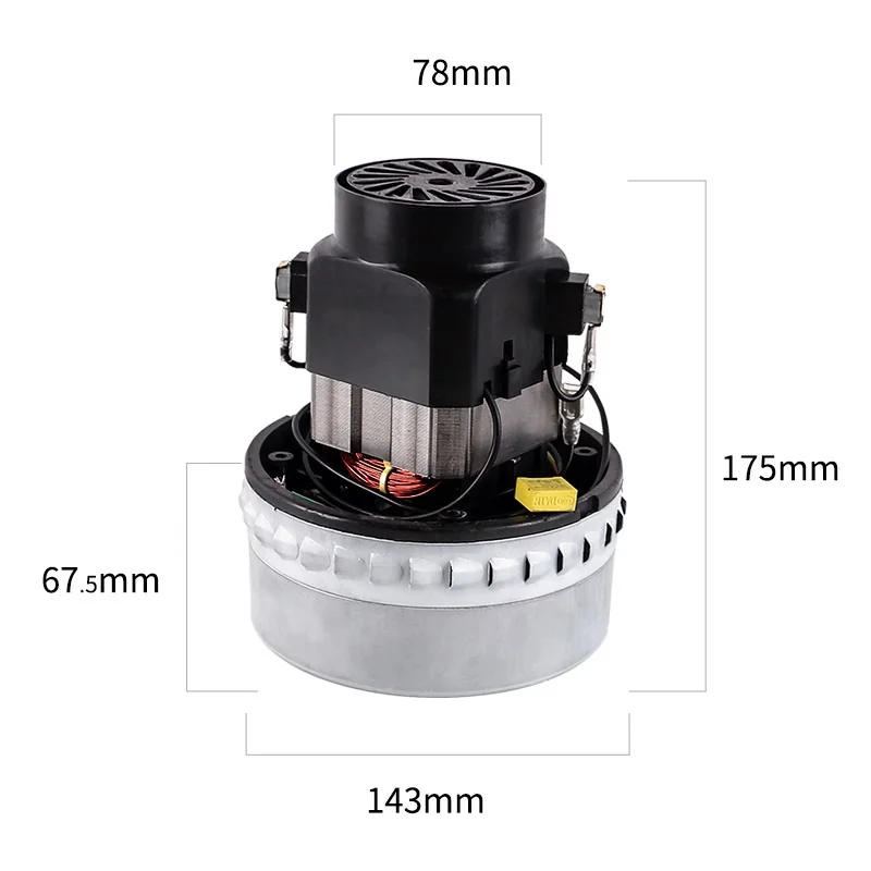 220V 1200W-1500W Dry Wet Industrial Vacuum Cleaner Motor for Philips Midea Haier Rowenta Sanyo Electrolux Vacuum Cleaner Parts