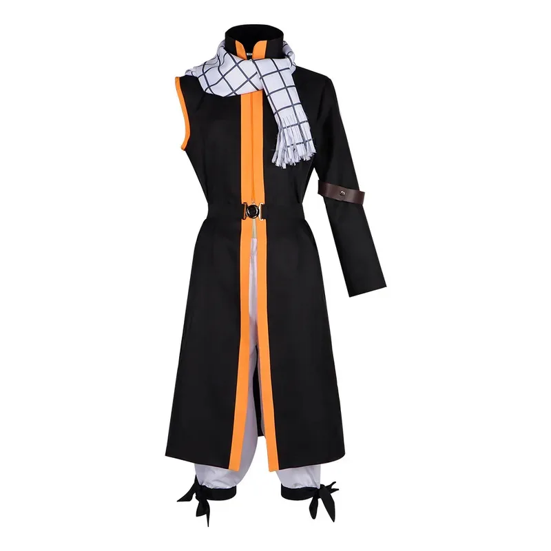 Fairy Tail END Cosplay Etherious Natsu Dragneel Cosplay Anime Costume Natsu Uniforme Mantello Parrucca Vestiti di Halloween Vestito per Uomo