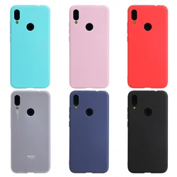 For Xiaomi Redmi 7 Ultra-thin Soft TPU Cover Full Protection Silicone Matte Cases for Xiaomi Redmi 7 Note 7 Note7 Pro case