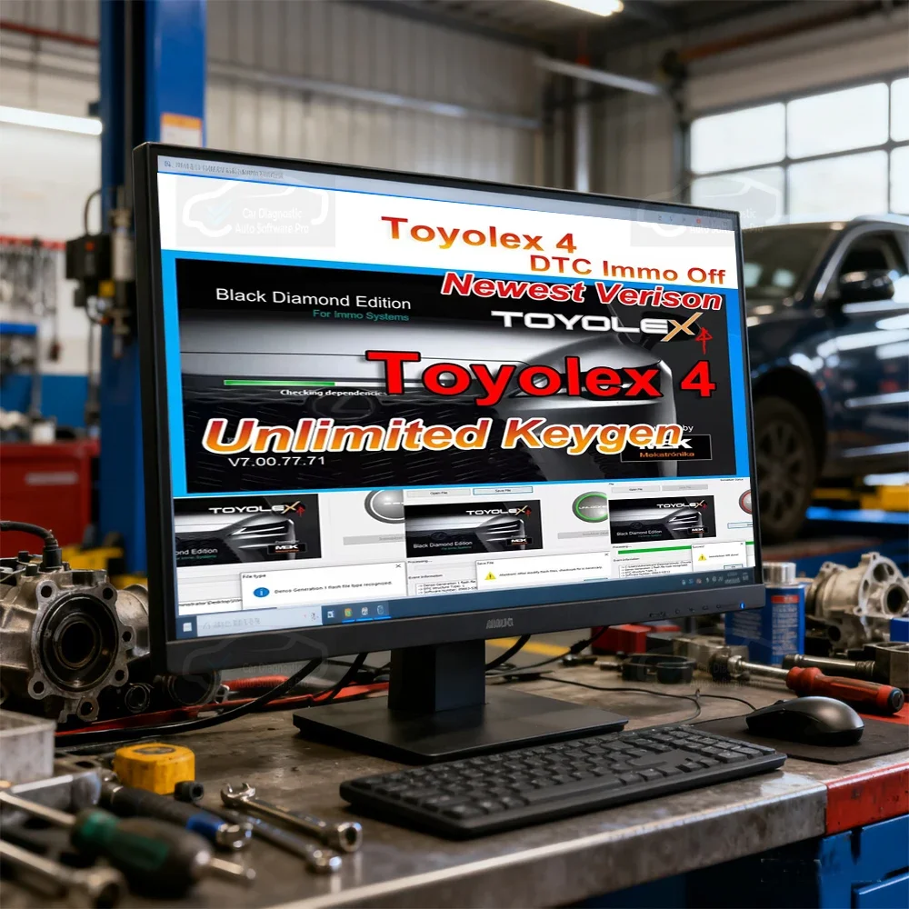 

2023 Toyolex 4/3 Toyolex4 Unlimited Keygen Mascheramento DTC Disable Funziona for Kess Ktag ECU Tuning Toyolex3