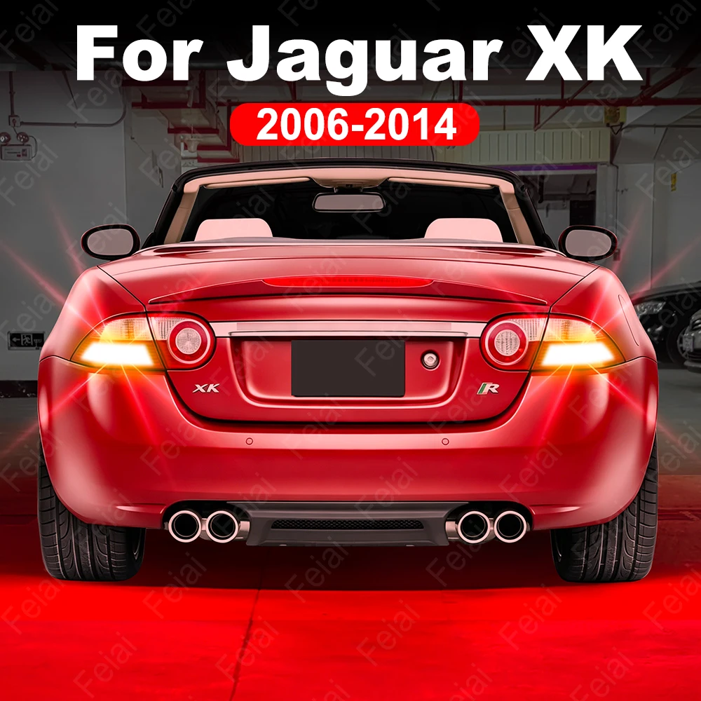 LED Strobe Brake Light Bulb For Jaguar XK X150 2006 2007 2008 2009 2010 2011 2012 20132014 Car Accessories Stop Lights Red Flash