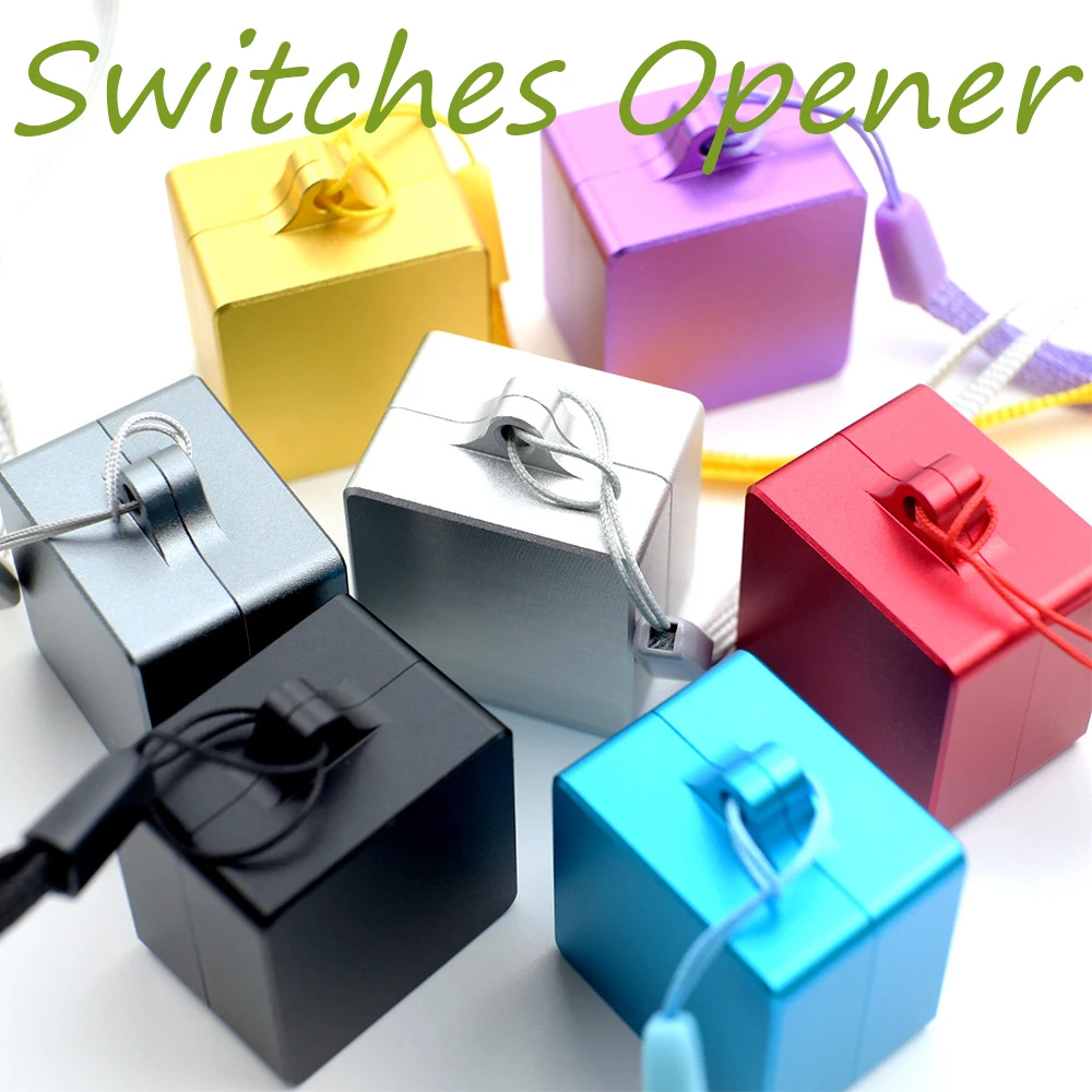 기계식 키보드 스위치 오프너, CNC 알루미늄 합금, 체리 게이트론 카일 오테무 2 인 1 Mx 스위치, 윤활 스위치 오프너