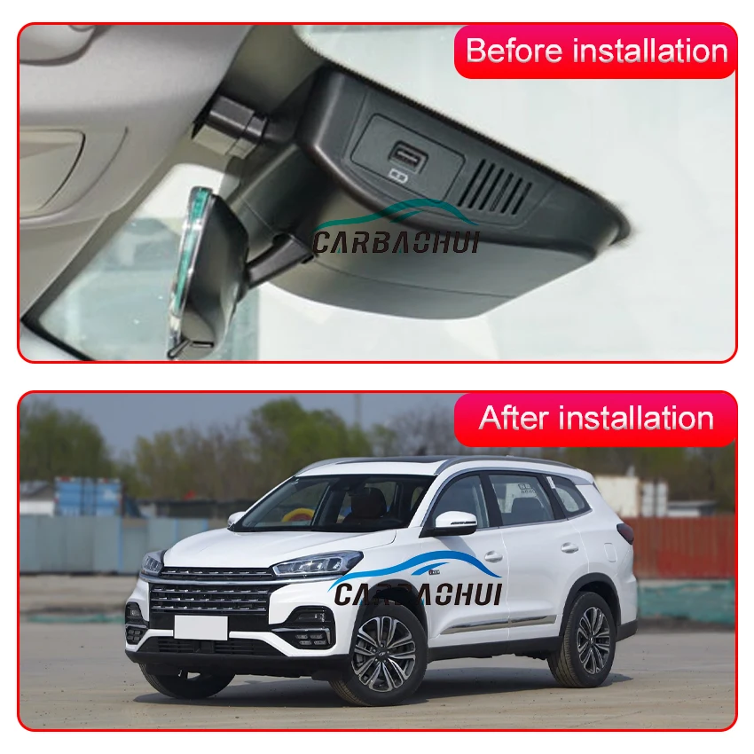 Plug and play For Chery Tiggo 4 Pro 2022 For Chery Tiggo 7Pro max/Tiggo 8 2019~21,4K UHD WIFi Car DVR Video Recorder Dashcam OEM