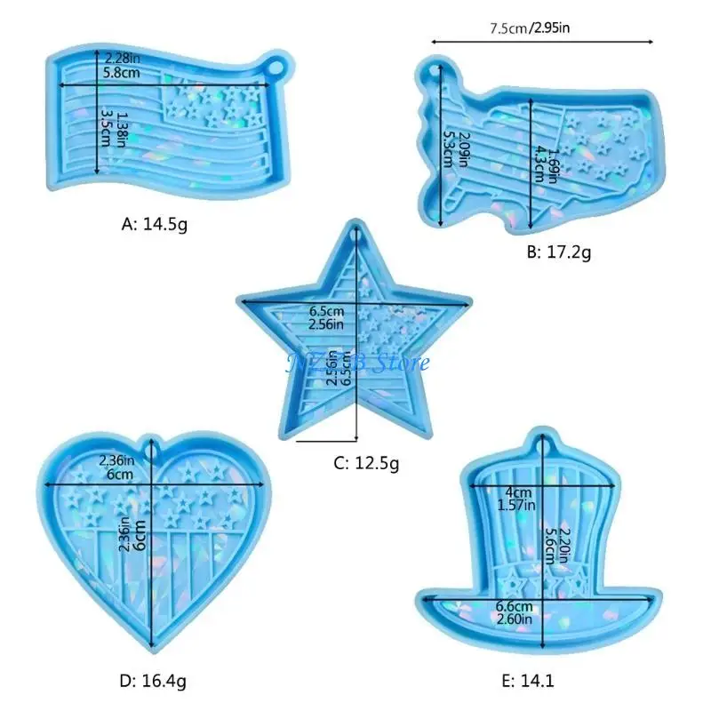 T21F لامعة-العلم الوطني قالب من السيليكون الثلاثية الأبعاد-خريطة قلادة الايبوكسي قالب الكريستال الراتنج قالب ضوء الظل المفاتيح