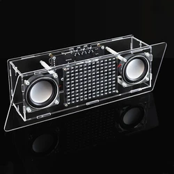 DIY Bluetooth Speaker Electronic Kit 5V with Music Spectrum Rhythm Light Circuit Board Make USB