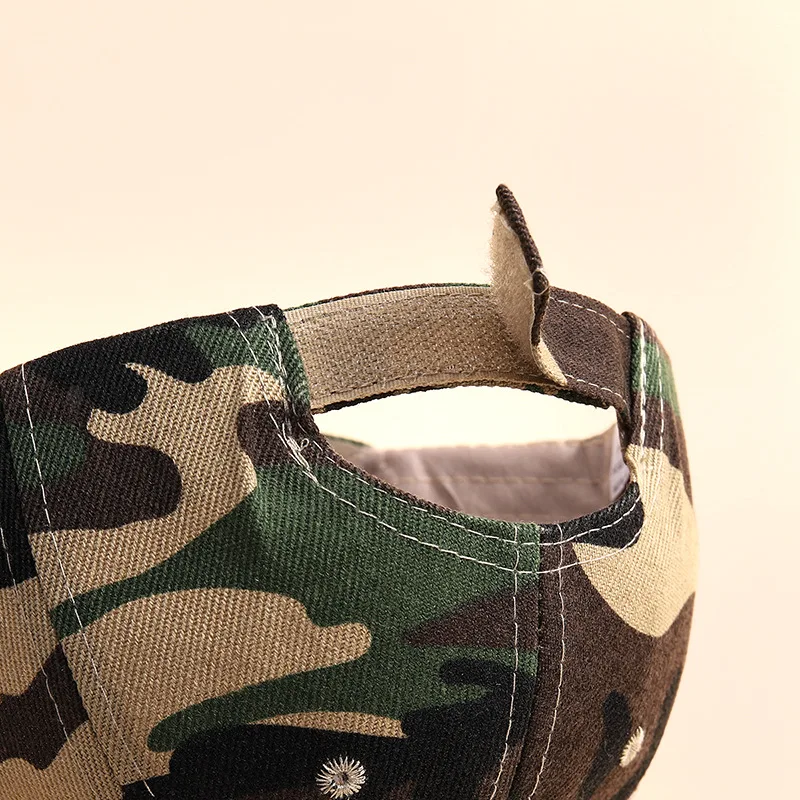 2024 Fashion Children Cap Camouflage Kids Sun Hats for Girls Boys Accessories Outdoor Travel Child Baseball Cap 6-12Y