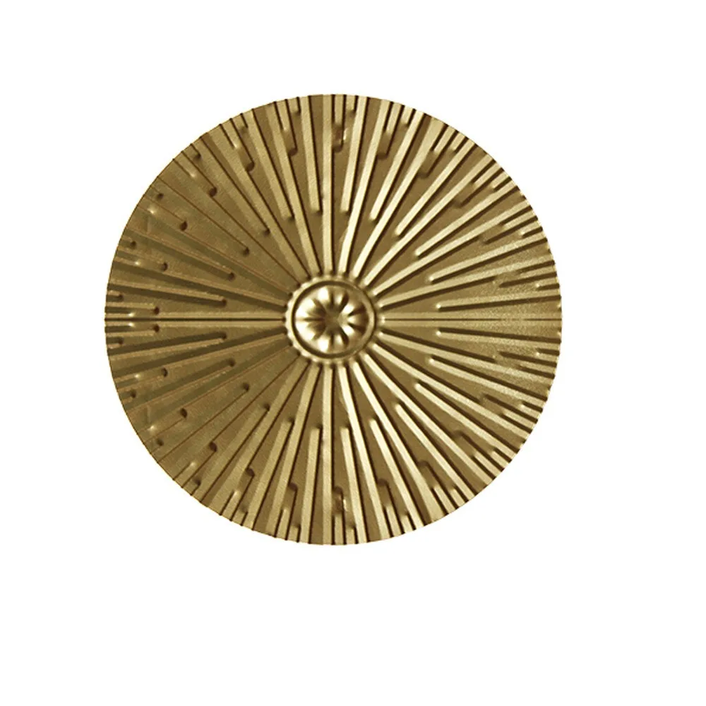 Modern Gold Wall Hanging Decoration Round Plate Photo Props Wall Pendants DIY Iron Wrought Wall Ornament Office