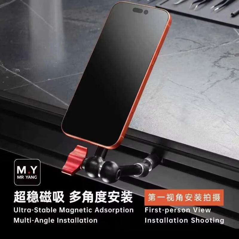 

YCS M.Y Magic Bracket Metal Cantilever Ball Steering Multi-angle Adjustment for Mobile Phones Repair Live Streaming Tools set
