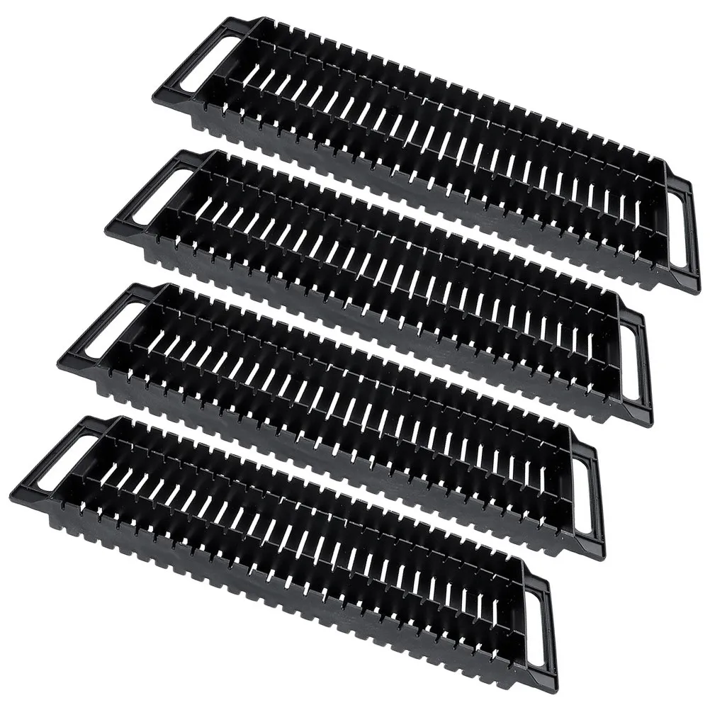 4Pcs Circuit Board Rack Anti-Static 25-Slot Pcb Holder for Display Soldering Storage and Clutter-Free Electronic Workbench