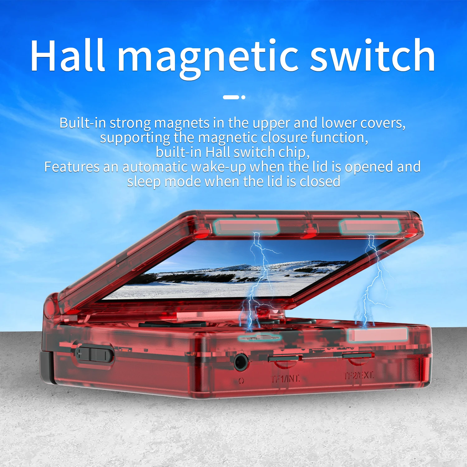 ANBERNIC RG35XXSP Flip Retro Handheld Game Console Linux 64bit WiFi Bluetooth Retro Video Gaming Console Online Play HDMI-TV Out image 2