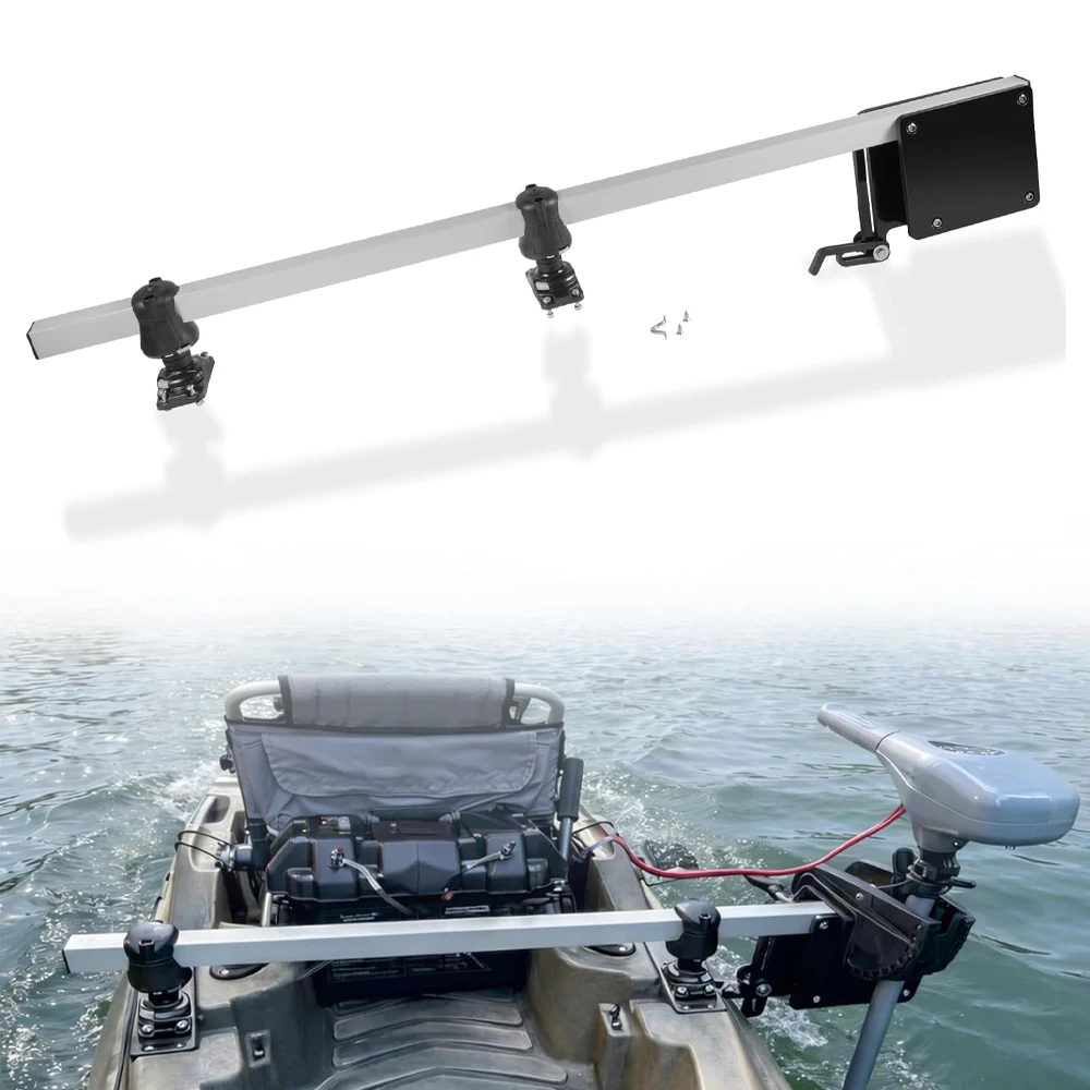 Universal Trolling Motor Mounts 04-4091-11 for Almost All Kayak Models Following Motors Minn Kota, Motorguide, Water Snake