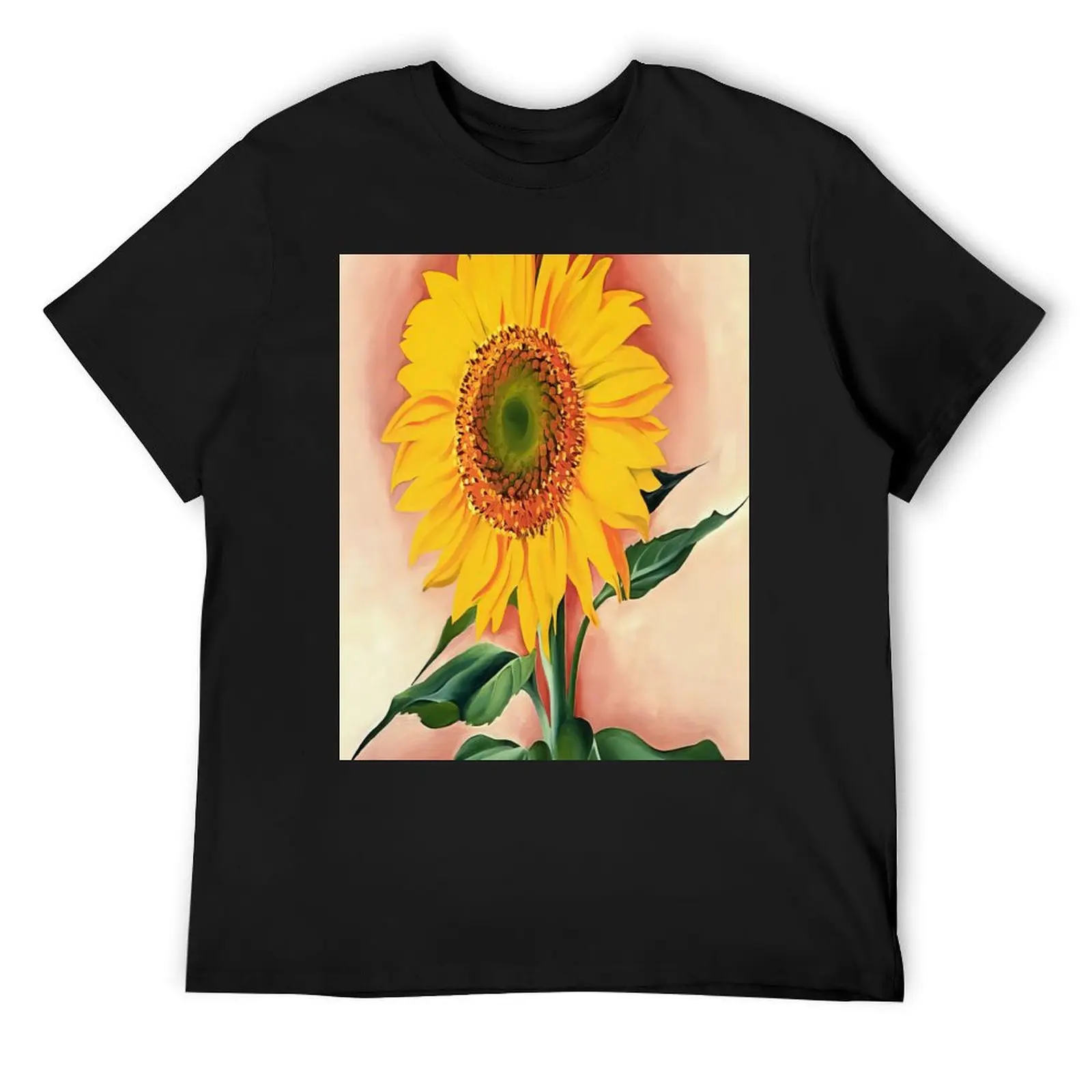 

Georgia O'Keeffe - A Sunflower from Maggie T-Shirt tops boys animal print cute clothes funny t shirts men