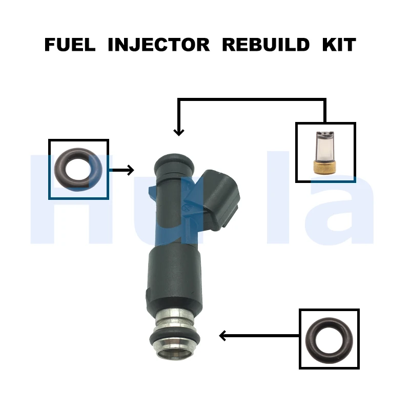 Fuel injector O-Ring Kit Seals Filters for Xiali N3+ 1.4 Ville 1.6 1.5 Vizi Geely Vision 25376995