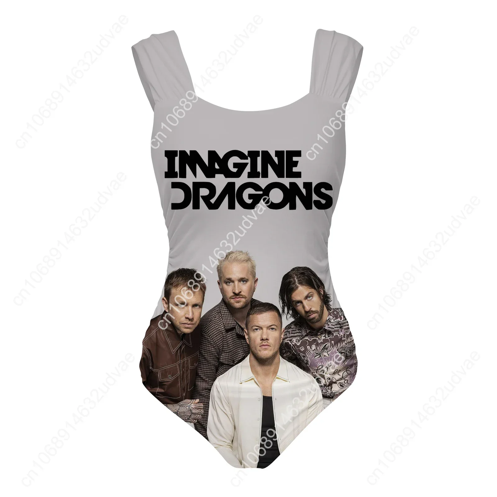 Imagine Dragons Swimsuit Wide Strap Women Bathing Suits Personalized Swimwear Pool Party Sexy Bikini Customize Beachwear
