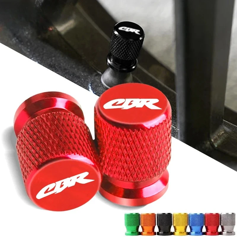 Para Honda CBR400R CBR650R CBR600RR CBR1000RR CBR500R CBR250R CBR600F CBR F2 F3 F4i accesorios Moto rueda tapas de válvula de neumático cubierta