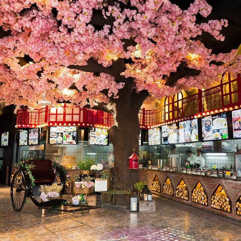 

Artificial cherry tree landscaping artificial peach tree wedding hotel shopping mall decoration wishing tree