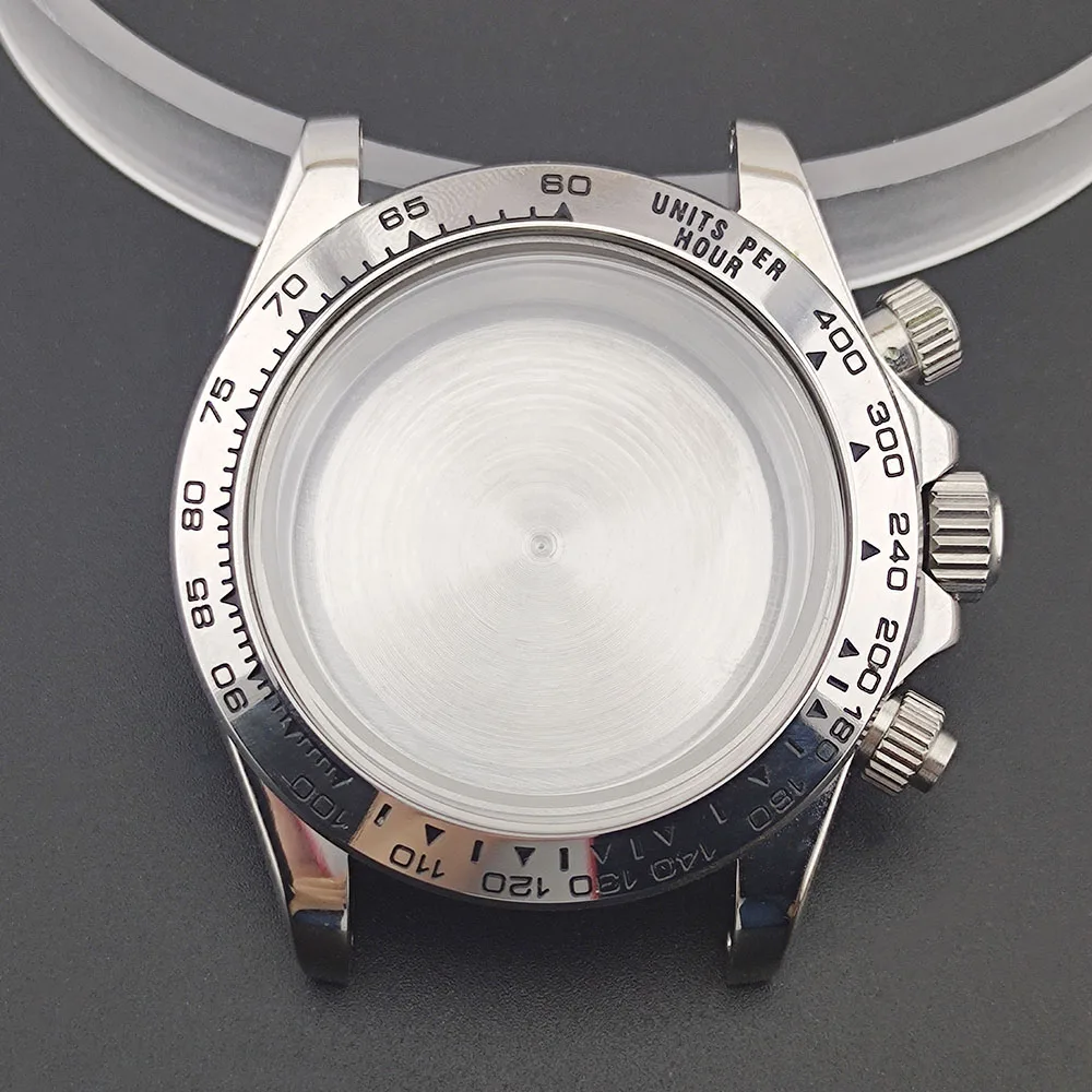 japanese chronograph watch VK63 quartz movement 39MM stainless steel caseluminous panda dial watch accessories parts