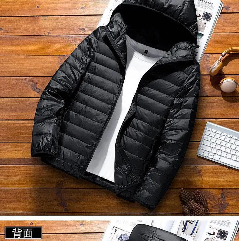 Men Parkas Down Cost Stand Collar Zipper Parka Outerwear Loose Cardigan Solid Pockets Spliced Winter Casual Long Sleeve