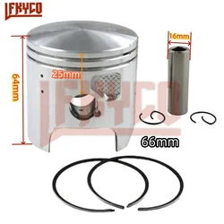 Engine Parts 66mm STD Bore for Kawasaki KDX200 KDX 200 1989-2006 13008-1116 Piston Rings Pin 16mm Kit Set Motorcycle Accesories