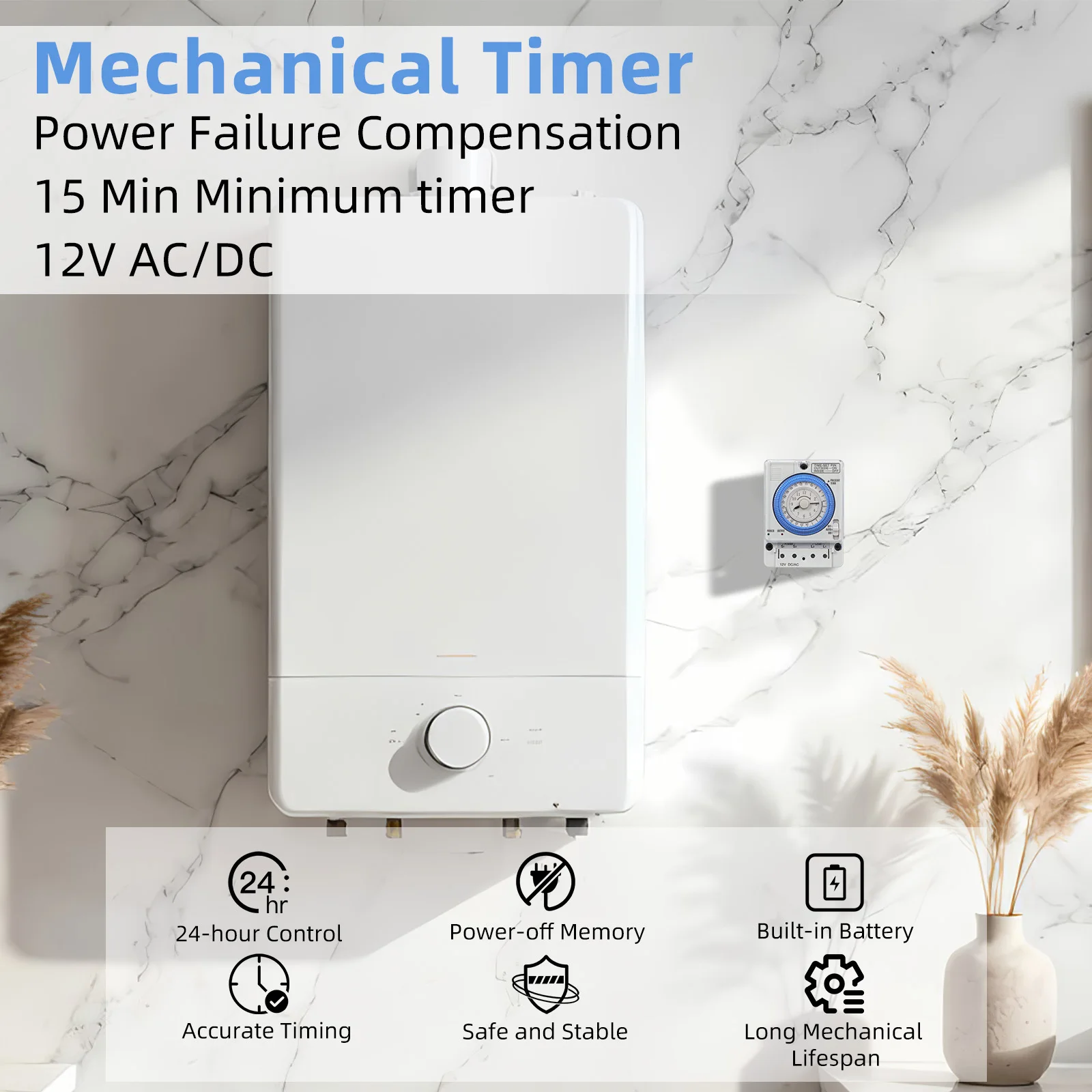 

Mechanical Timer Portable Kitchen Countdown Timer For Baking Cooking Eggs Pancakes Cookies Cakes Analog Timing Control