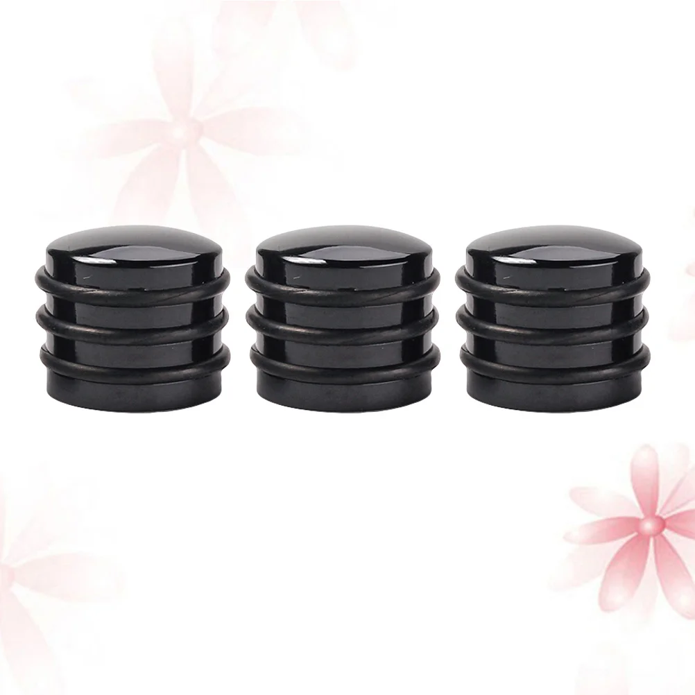 

3pcs Metal Volume Control Knob For Guitar Bass Durable Anti-Corrosion Replacement Parts Easy Install Black Gd112 Guitar