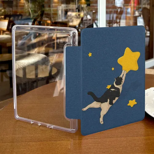 Imagen 2 del producto Funda Kindle Carcasa trasera acrílica con correa para la mano, Skindle Paperwhite 12.a 7 pulgadas, 11.a generación, 6,8 pulgadas, 2024, 2022, basic11a generación