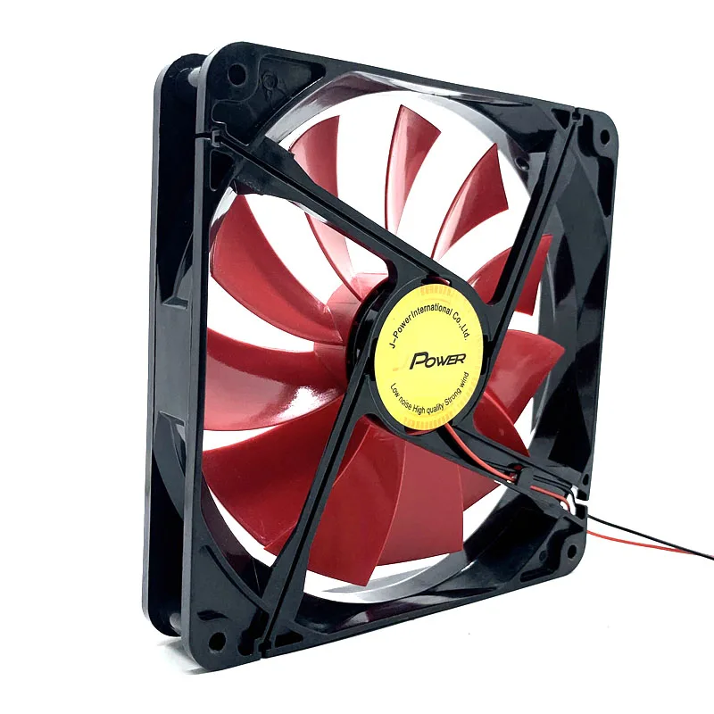 New Mute Quiet 140mm 14cm Computer PC Case Cabinets Cooling Fan,140X140X25mm Fluid Bearing DC 12V 0.24A 1500RPM Cooler