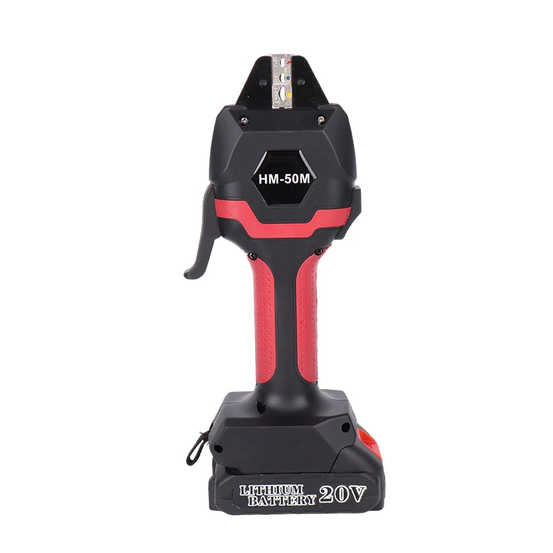 Compact Electric Hydraulic Clamp: Pre-insulated Tubular and Bare Terminal Crimping Tool Rechargeable, Cold Crimping Type