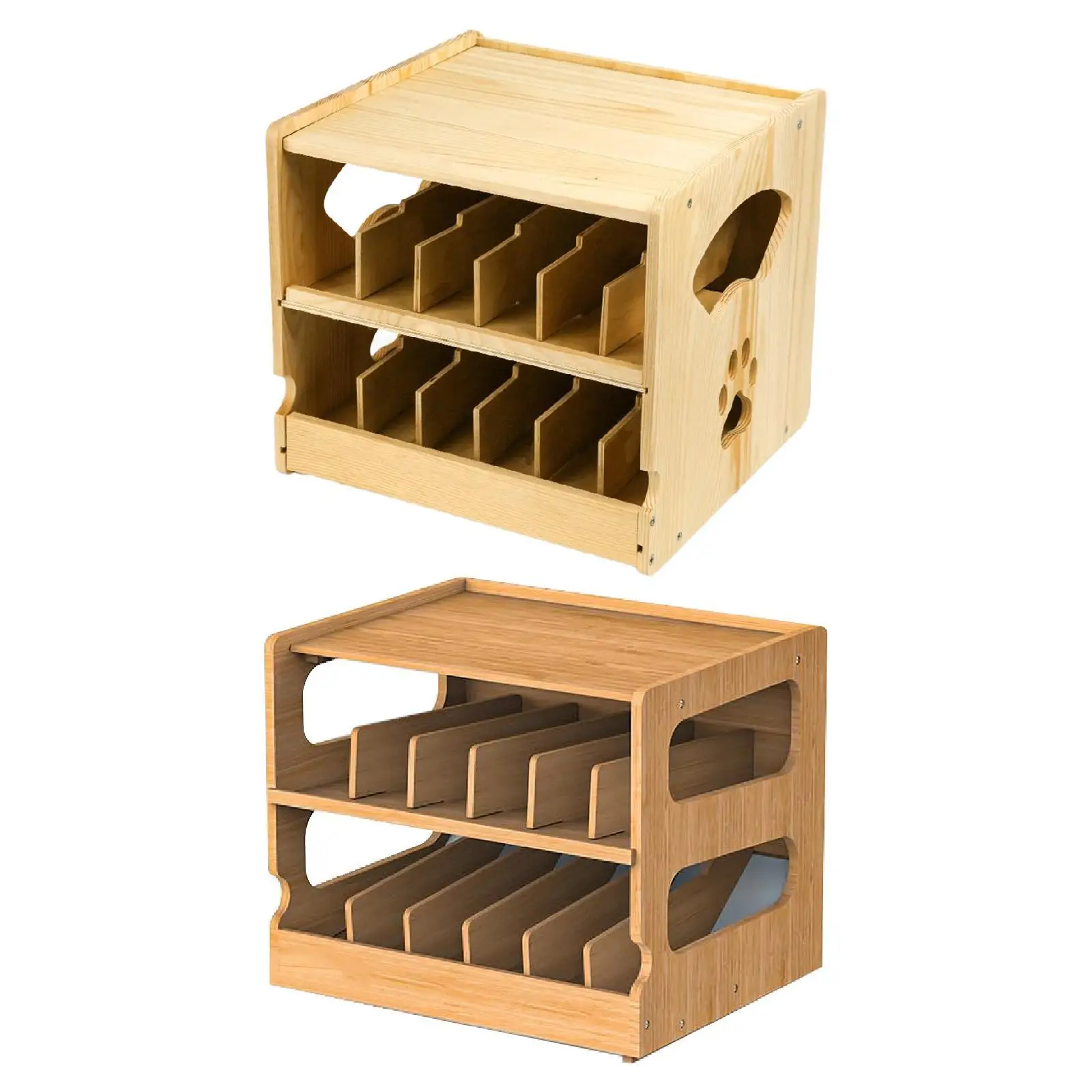 

Cat Food Organizer Save Space Cats Food Can Holder for Dining Area Fridge