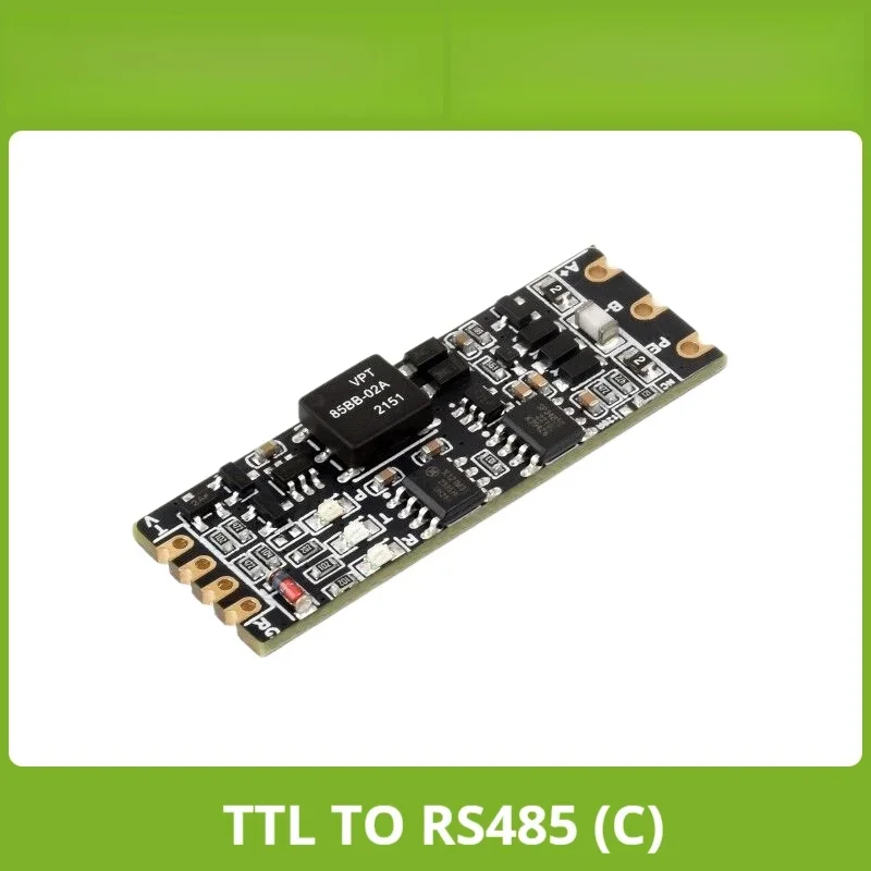 Waveshare TTL To RS485 (C) Galvanic Isolated Converter, Half-Duplex Communication, Lightningproof & Anti-Surge, Multi-Isolation