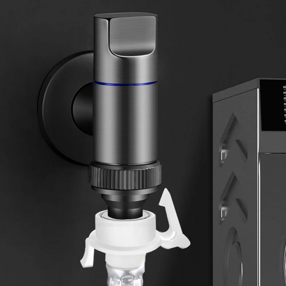 Easy Installation Valve Automatic Water Stop Valve Rust Proof Kitchen Faucet Compression Filtering Effect Soft Water Flow