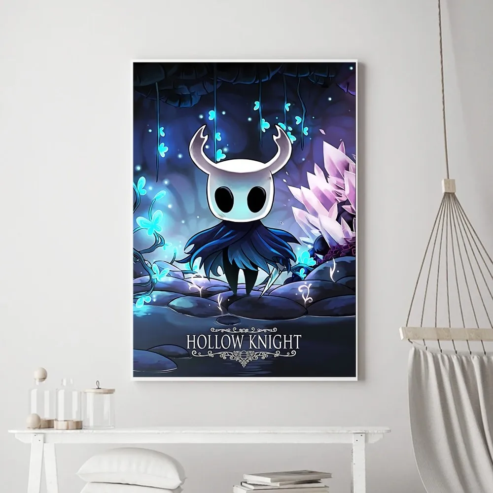 Hollow Knight Video Game Poster Prints Poster Wall Painting Bedroom Living Room Wall Bar Restaurant Sticker Small